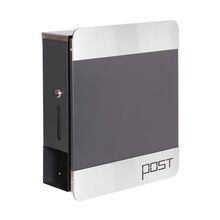 Cutie postala moderna cu loc pentru ziar Antracit V56 Wiltec 63378 Cutie postala moderna cu loc pentru ziar Antracit V56 Wiltec 63378