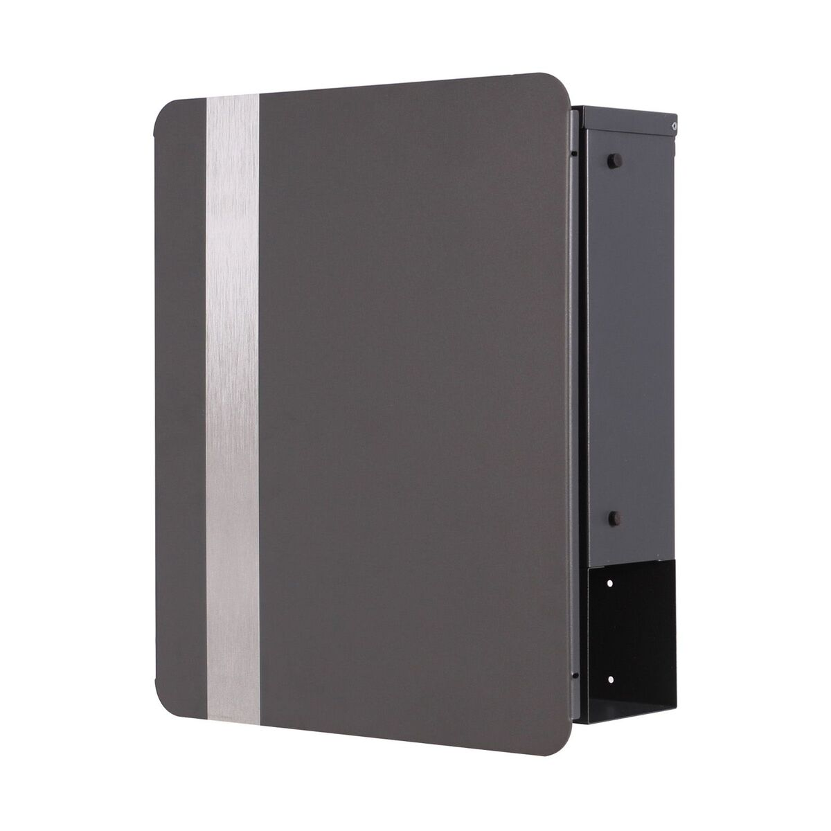 Cutie postala moderna cu loc pentru ziar Antracit V54 Wiltec 63376