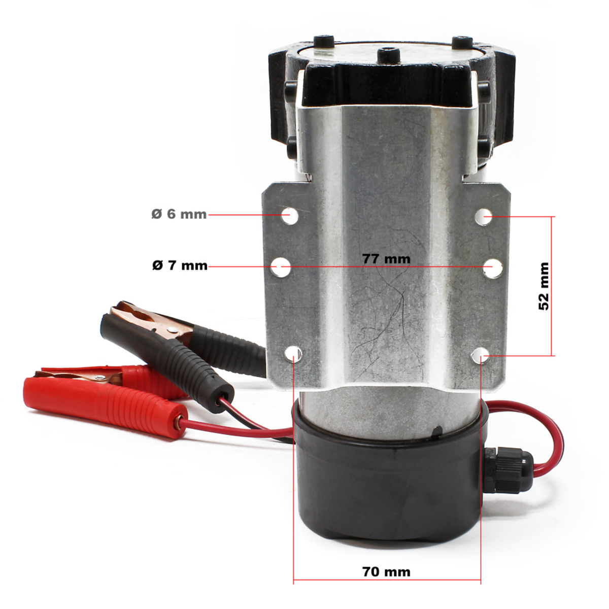 Pompa transfer combustibil 12V - 40 litri / min - 160W Wiltec Pompa transfer combustibil 12V - 40 litri / min - 160W Wiltec