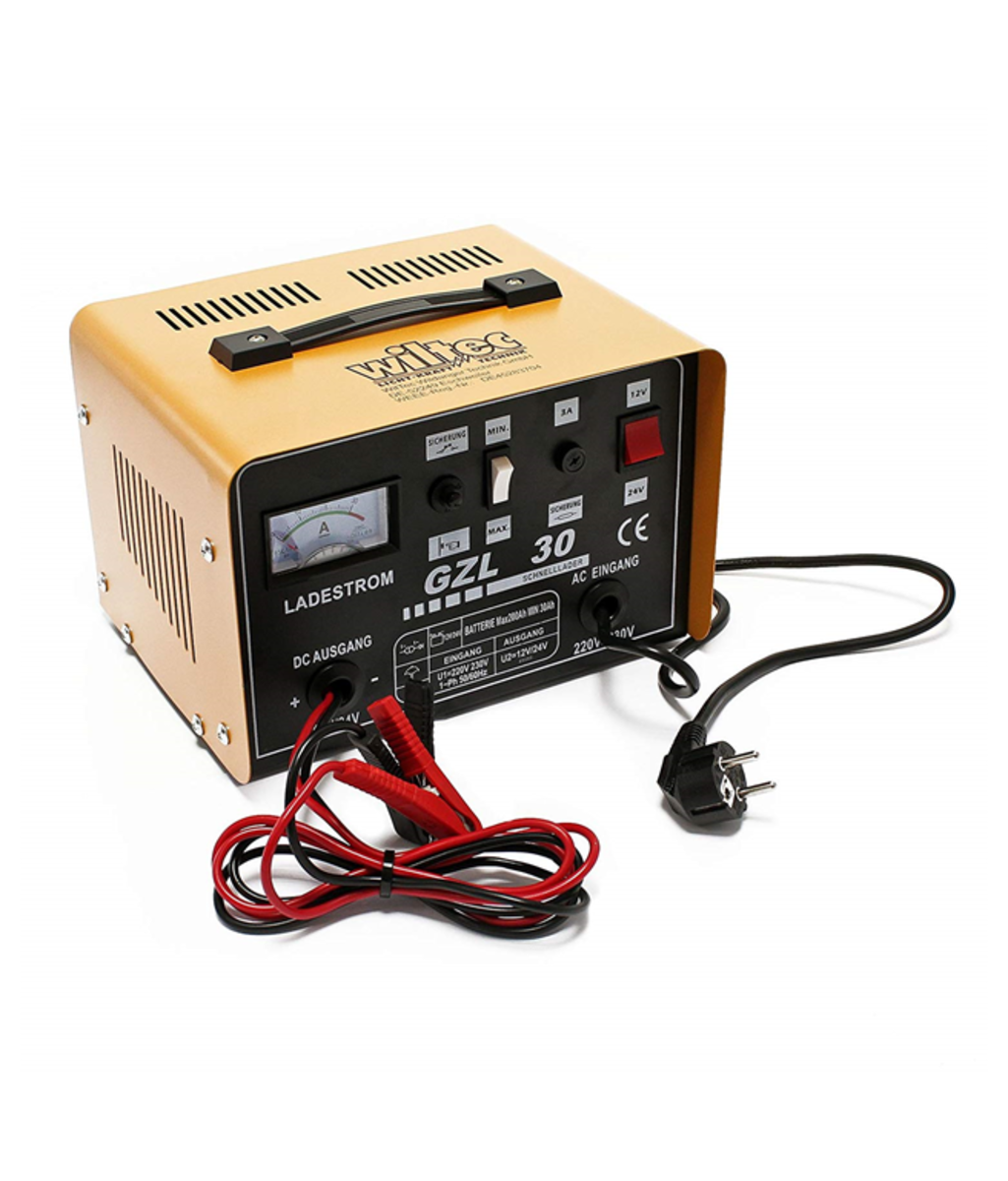 Redresor de baterii pentru autovehicule 12V-24V - 16A Wiltec Redresor de baterii pentru autovehicule 12V-24V - 16A Wiltec