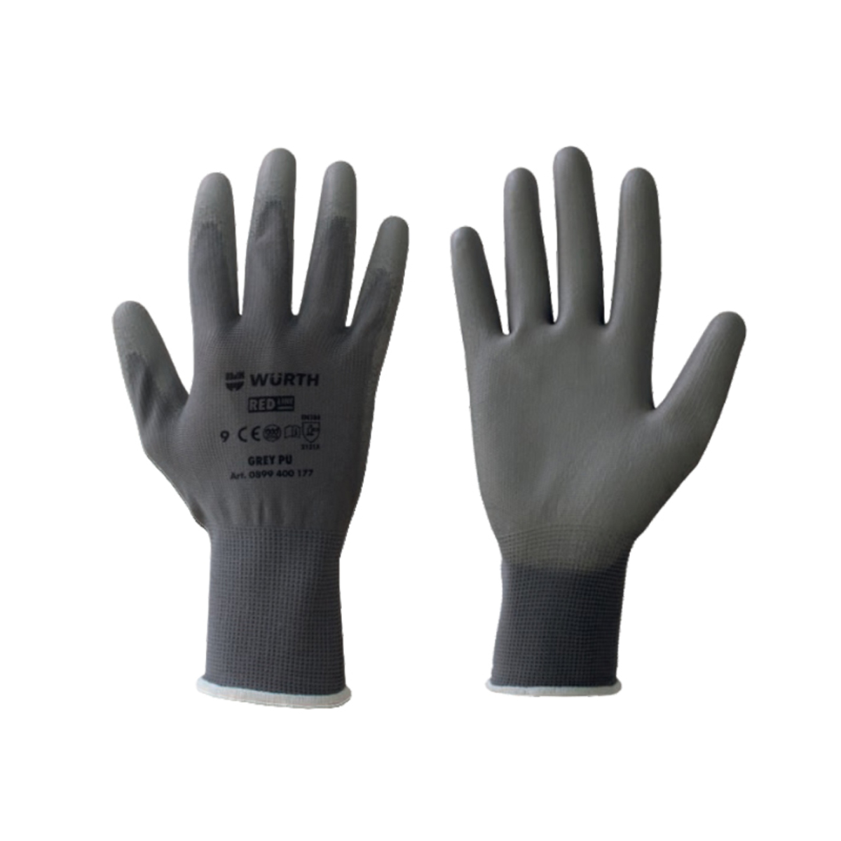 Manusi de protectie PU marimea L - GRI -  Wurth 00899 400 177 Manusi de protectie PU marimea L - GRI -  Wurth 00899 400 177