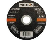 Disc debitare pentru inox YATO YT-6103 Disc debitare pentru inox YATO YT-6103
