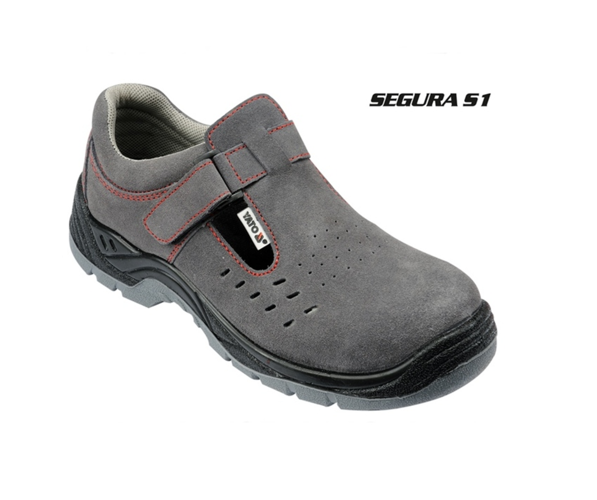 Pantofi  protectie de vara /Piele / S1-200J / Mar 45 YATO YT-80469