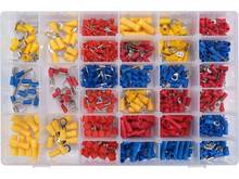 Trusa papuci si conectori pentru cabluri electrice 600 bucati Yato YT-068913 Trusa papuci si conectori pentru cabluri electrice 600 bucati Yato YT-068913