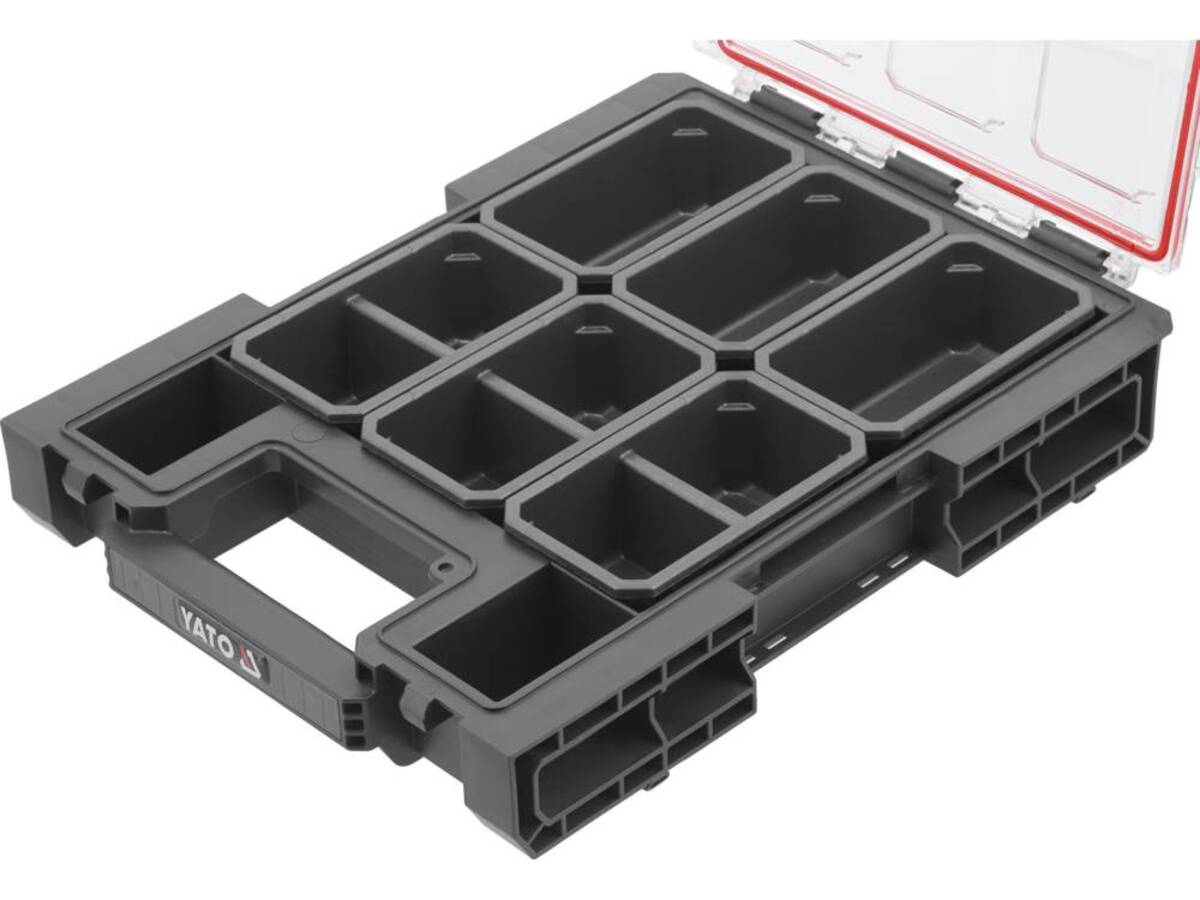 Cutie organizator cu piese individuale 263x363x77mm Yato YT-09182 Cutie organizator cu piese individuale 263x363x77mm Yato YT-09182