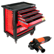 Pachet Dulap de scule echipat 177 piese YT-55300 + Polizor 850W - 125mm YT-82097 Pachet Dulap de scule echipat 177 piese YT-55300 + Polizor 850W - 125mm YT-82097