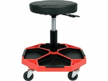 Scaun mobil telescopic cu 4 compartimente pentru unelte YATO YT-08793 Scaun mobil telescopic cu 4 compartimente pentru unelte YATO YT-08793