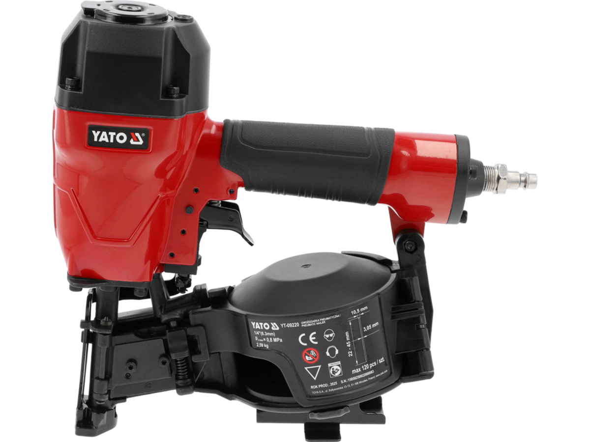 Pistol pneumatic pentru batut cuie 22-45mm YATO YT-09220 Pistol pneumatic pentru batut cuie 22-45mm YATO YT-09220