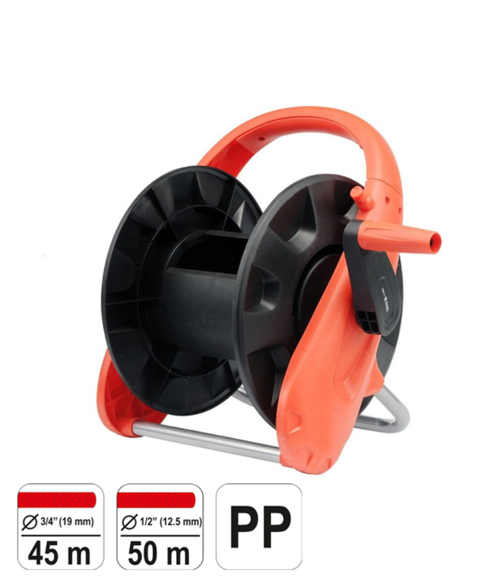 Suport furtun 3/4" - 45m / 1/2" - 50m YATO YT-99850