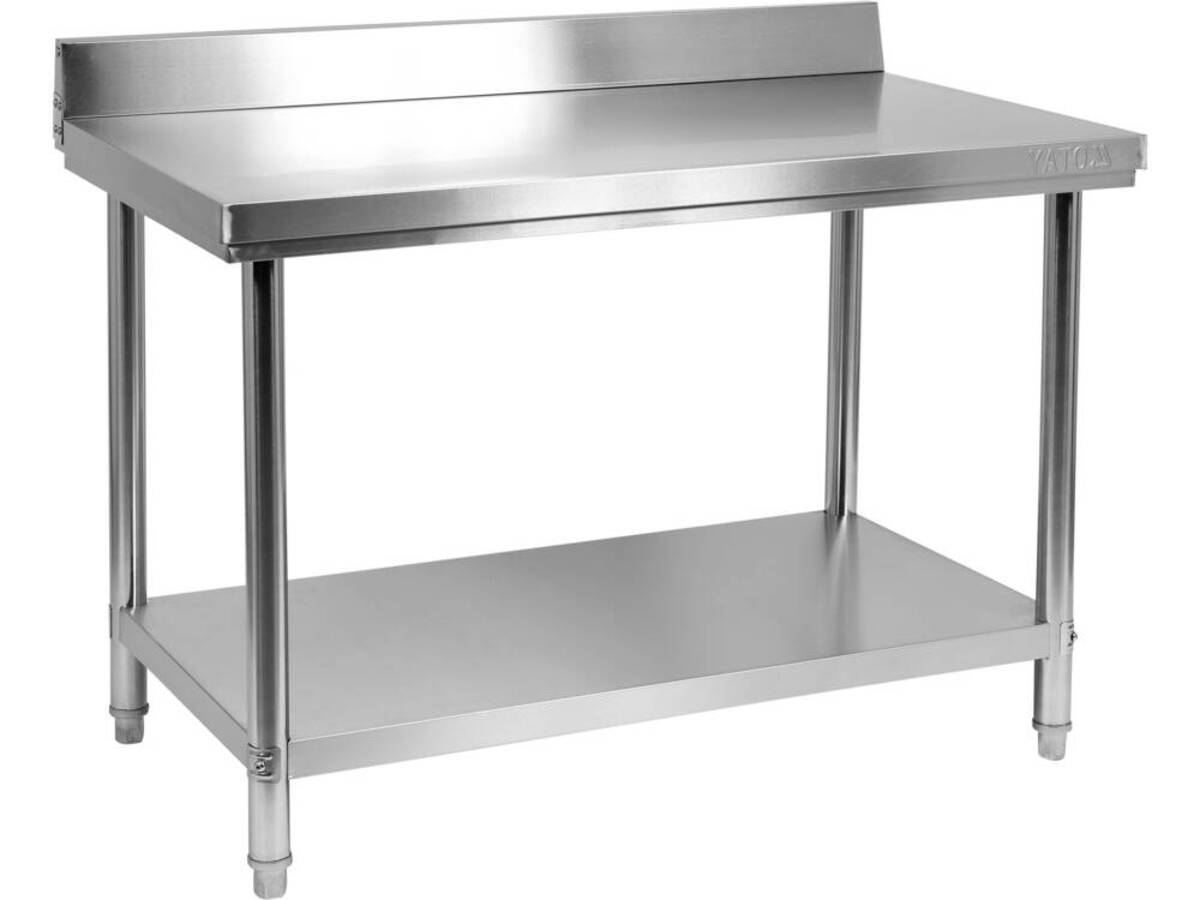 Masa de lucru cu spatiu de depozitare si margine suplimentara 1600×700×850+100mm Yato YG-09035