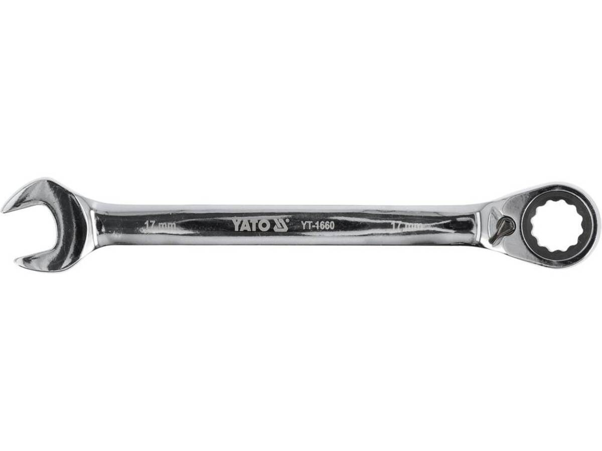 Cheie combinata cu clichet reversibila 18mm Yato YT-1661