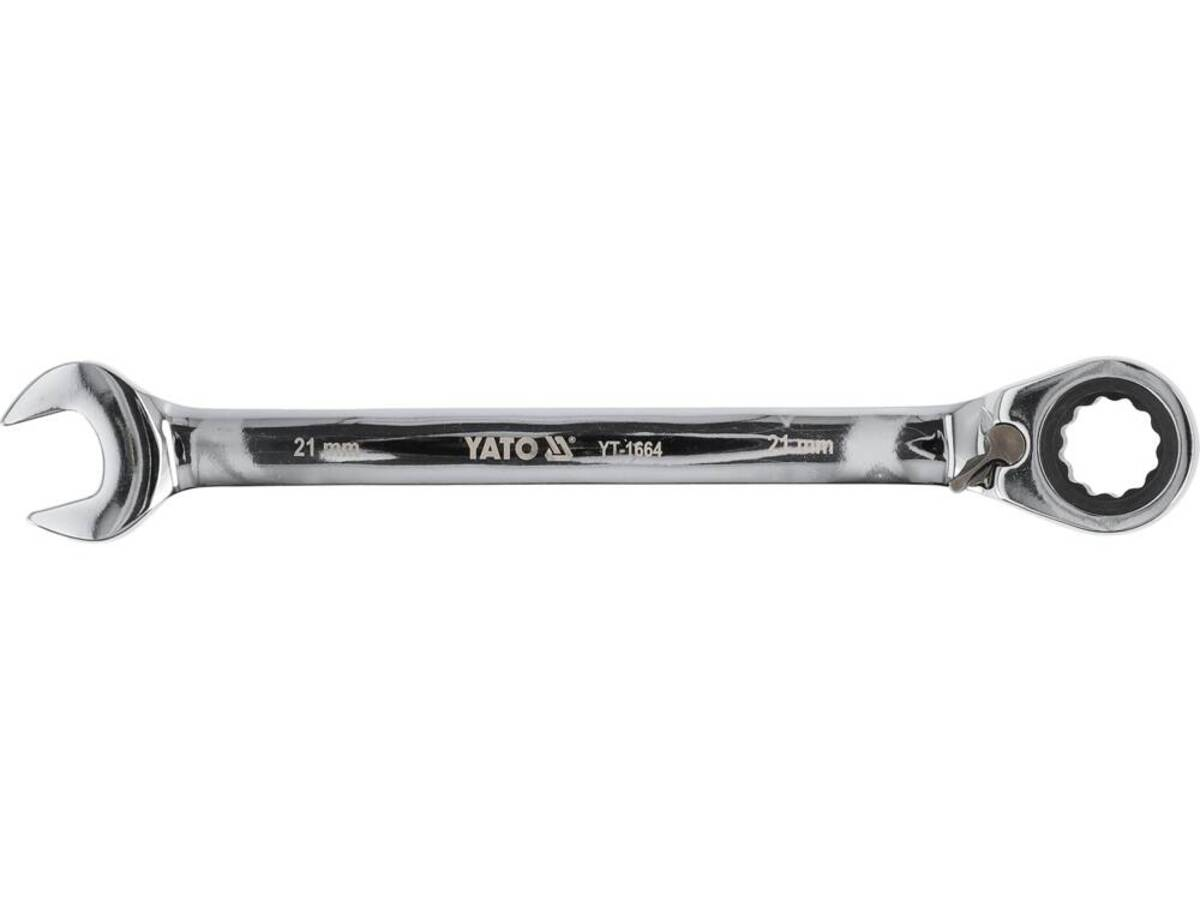 Cheie combinata cu clichet reversibila 21mm Yato YT-1664