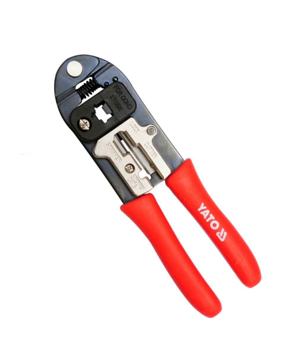 Cleste de sertizat conectori 8P 195mm YATO YT-2242 Cleste de sertizat conectori 8P 195mm YATO YT-2242