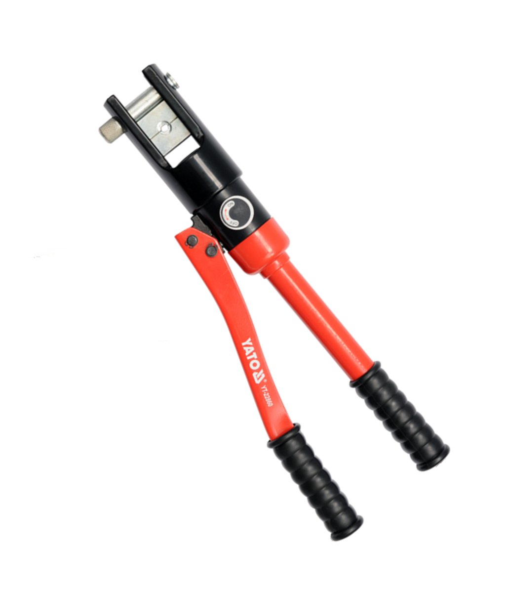 Cleste cu presare hidraulica pentru sertizare 8 tone / 10-120mm YATO YT-22860 Cleste cu presare hidraulica pentru sertizare 8 tone / 10-120mm YATO YT-22860