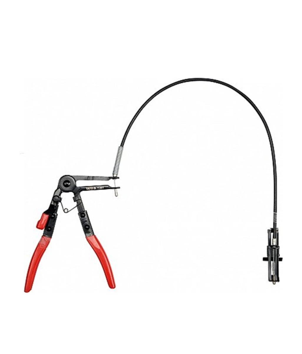 Cleste coliere de furtun cu cablu Bowden 690mm YATO YT-0677