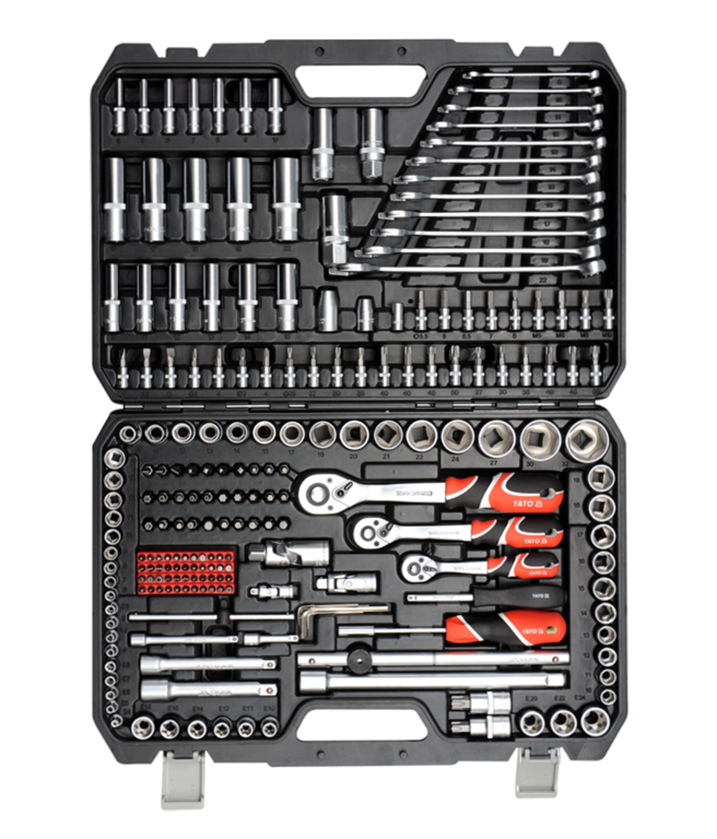 Trusa de scule 1/4"-3/8"&1/2" 216 piese YATO YT-38841