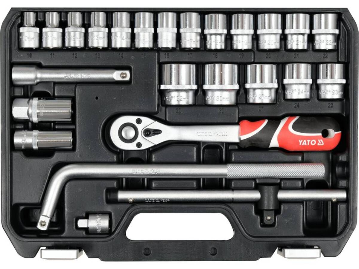 Trusa de scule 1/2" 25 piese YATO YT-38741