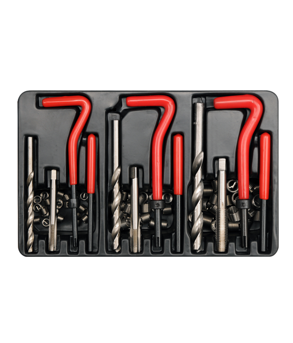 Set pentru reparat filete M6-M10 - 88buc YATO YT-1769 Set pentru reparat filete M6-M10 - 88buc YATO YT-1769
