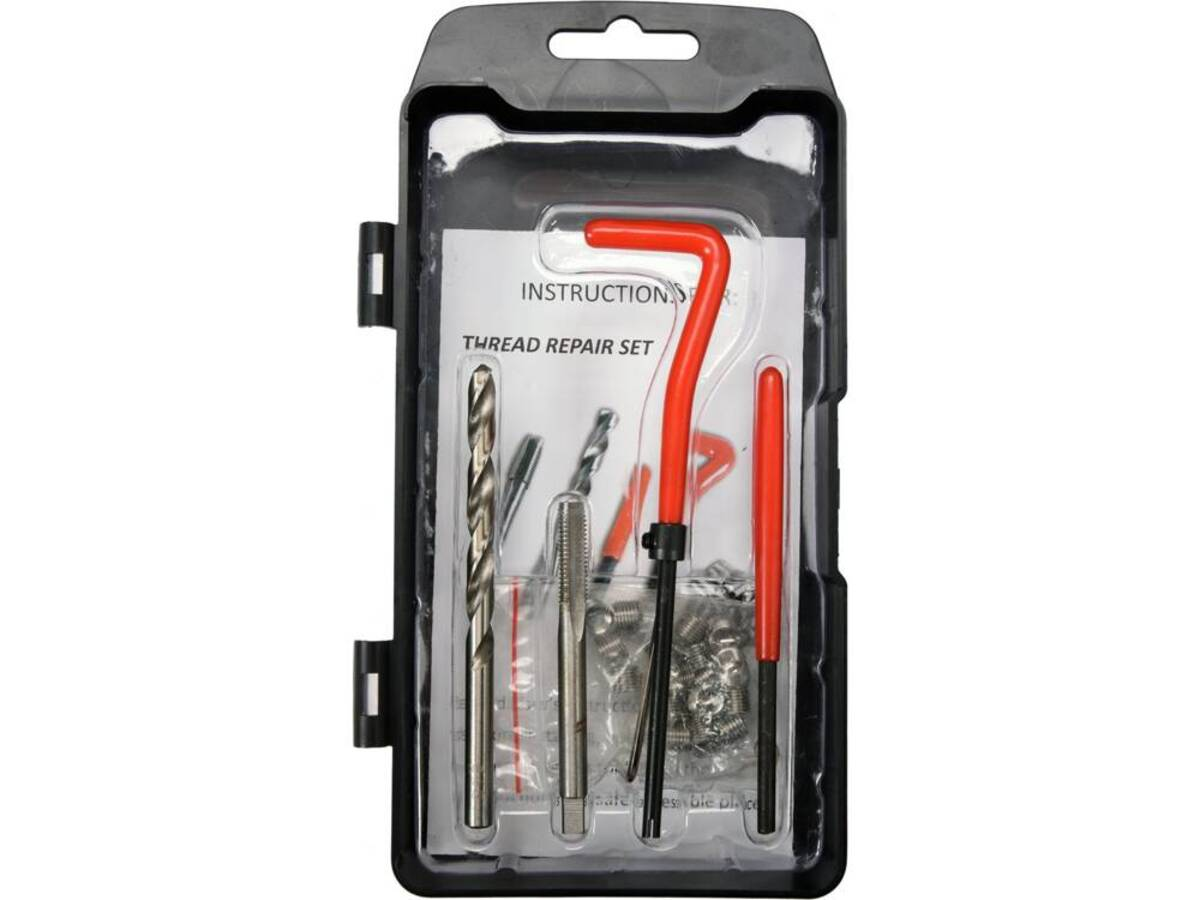 Set Helicoil pentru reparatii filete M6 x 1.0 Yato YT-17632 Set Helicoil pentru reparatii filete M6 x 1.0 Yato YT-17632