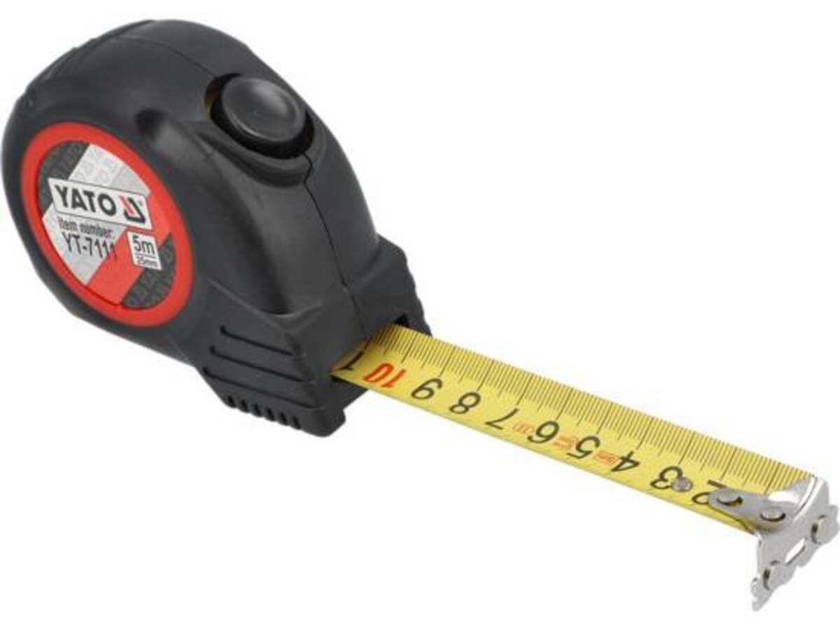 Ruleta magnetica 5m X 25mm YATO YT-7111 Ruleta magnetica 5m X 25mm YATO YT-7111
