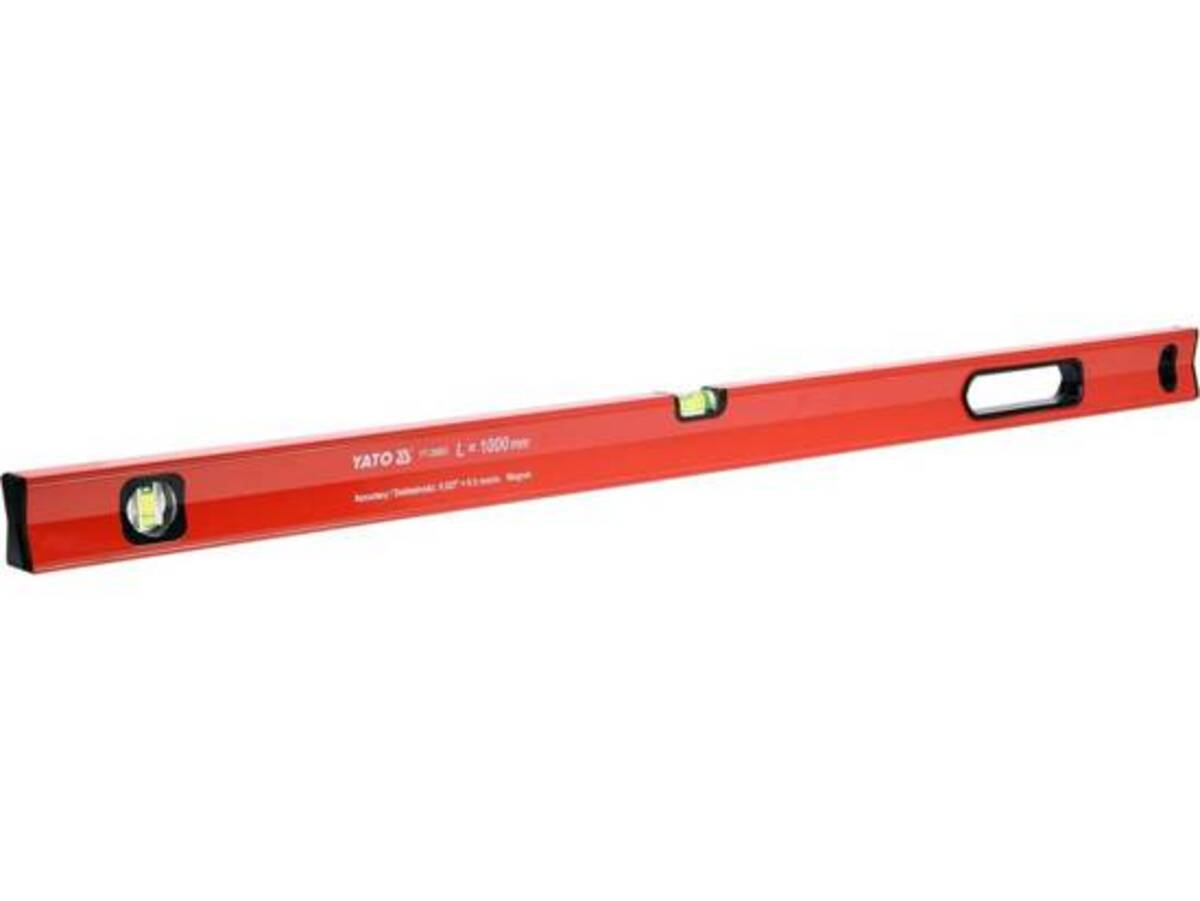 Nivela aluminiu cu maner magnetic 2 Bule 1000mm YATO YT-30063