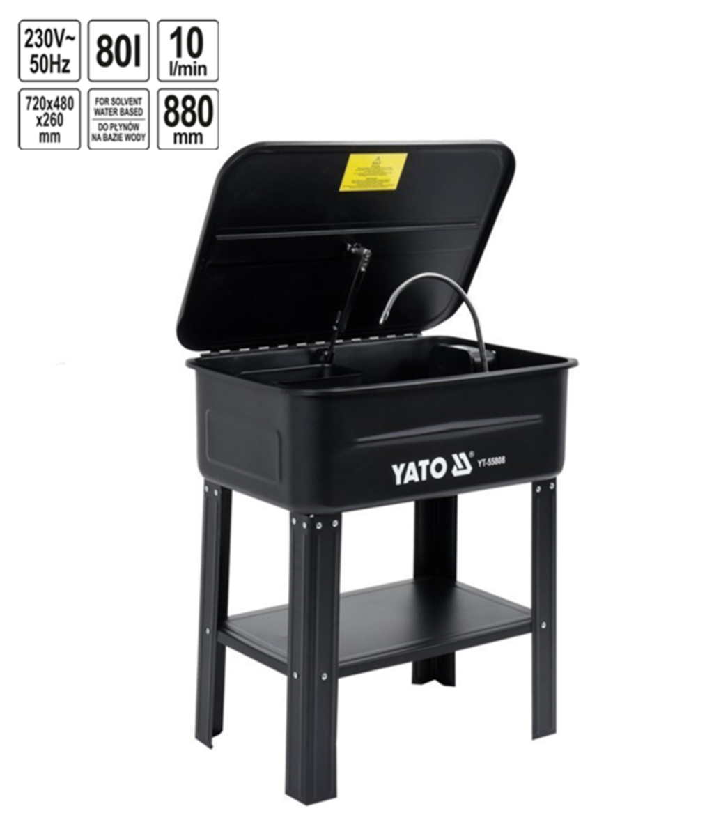 Cuva pentru spalat piese electric 80 litri Yato YT-55808 Cuva pentru spalat piese electric 80 litri Yato YT-55808