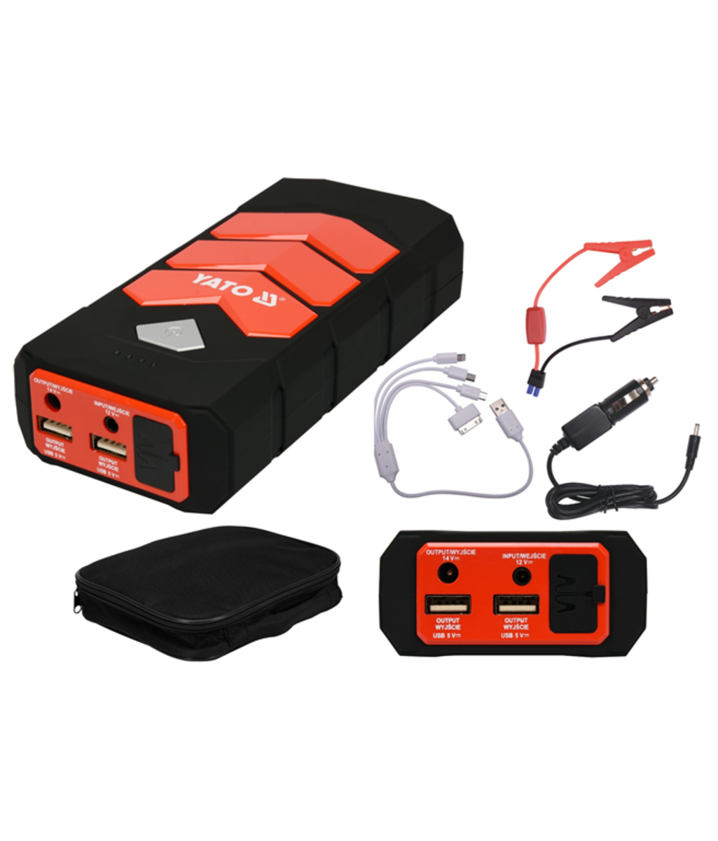 Acumulator extern 9000 mAh Booster Li-Po Yato YT-83081 Acumulator extern 9000 mAh Booster Li-Po Yato YT-83081