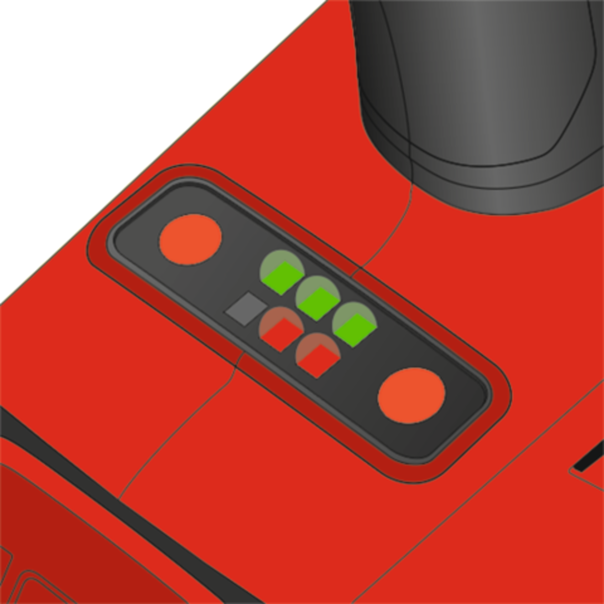 Pistol de impact 3/4" 2400Nm cu 1 acumulator Li-Ion 18V-6.0Ah YATO YT-828073 Pistol de impact 3/4" 2400Nm cu 1 acumulator Li-Ion 18V-6.0Ah YATO YT-828073