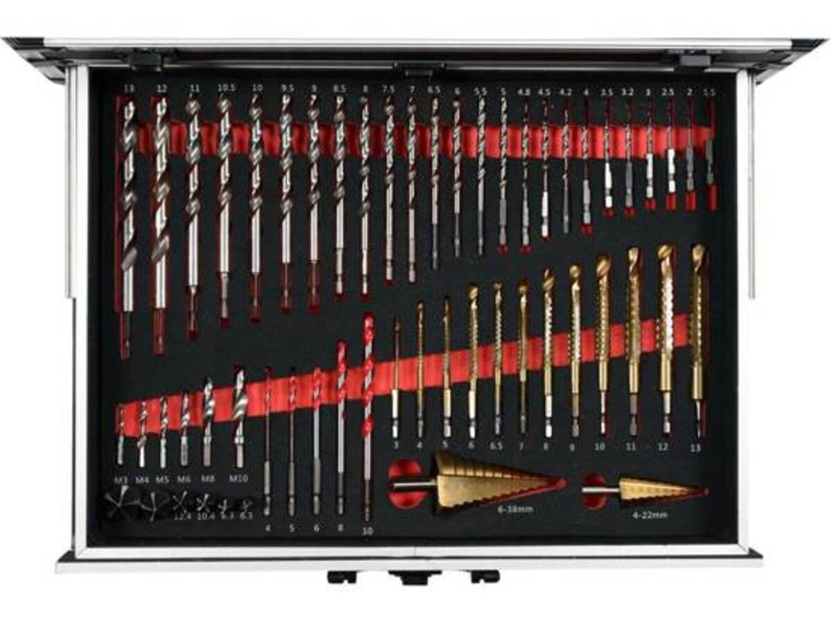 Pachet Masina de gaurit si insurubat 42Nm - 2 x 2.0Ah + burgie si bitii YATO YT-44250 Pachet Masina de gaurit si insurubat 42Nm - 2 x 2.0Ah + burgie si bitii YATO YT-44250