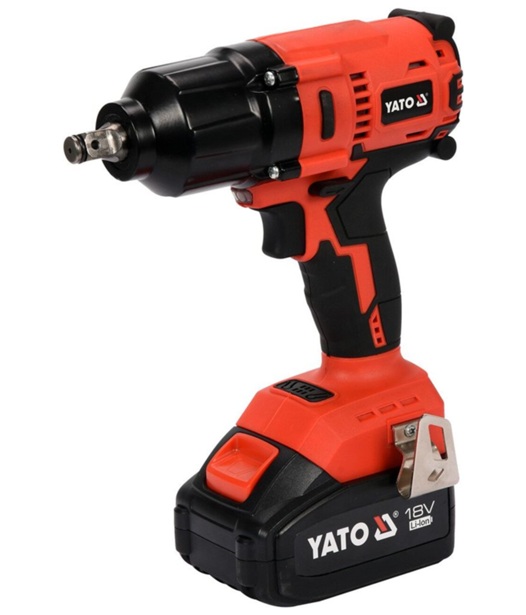 Pistol de impact 1/2" 700Nm cu 1 acumulatori Li-Ion 18V-3.0Ah YATO YT-82806 Pistol de impact 1/2" 700Nm cu 1 acumulatori Li-Ion 18V-3.0Ah YATO YT-82806