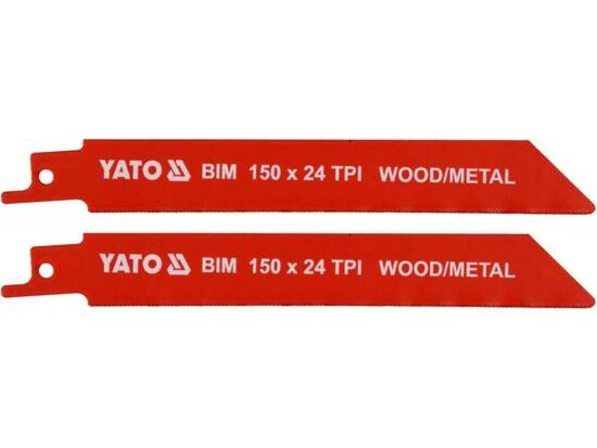 Set lame de rezerva pentru fierastrau pendular 150mm 24TPI 2 bucati Yato YT-39932