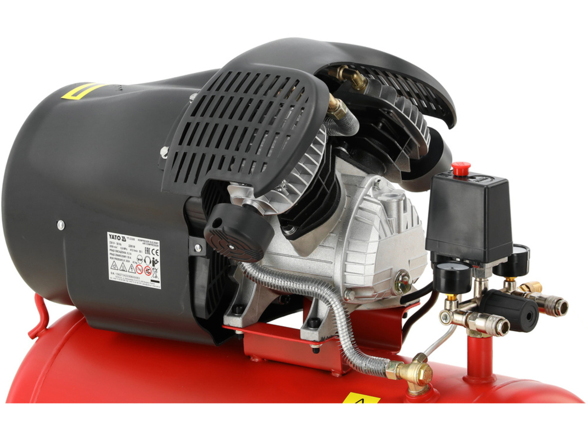 Compresor profesional 50 litri - 3Hp / 412 litri Yato YT-23306 Compresor profesional 50 litri - 3Hp / 412 litri Yato YT-23306