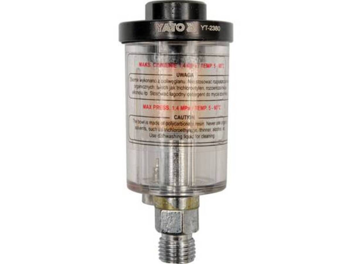 Mini filtru regulator 1/4" Yato YT-2380 Mini filtru regulator 1/4" Yato YT-2380