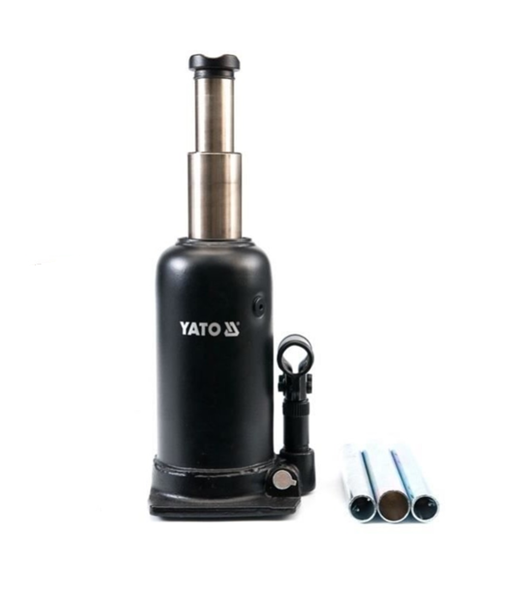 Cric hidraulic tip butelie cu cilindru dublu 5 tone YT-1711 YATO Cric hidraulic tip butelie cu cilindru dublu 5 tone YT-1711 YATO