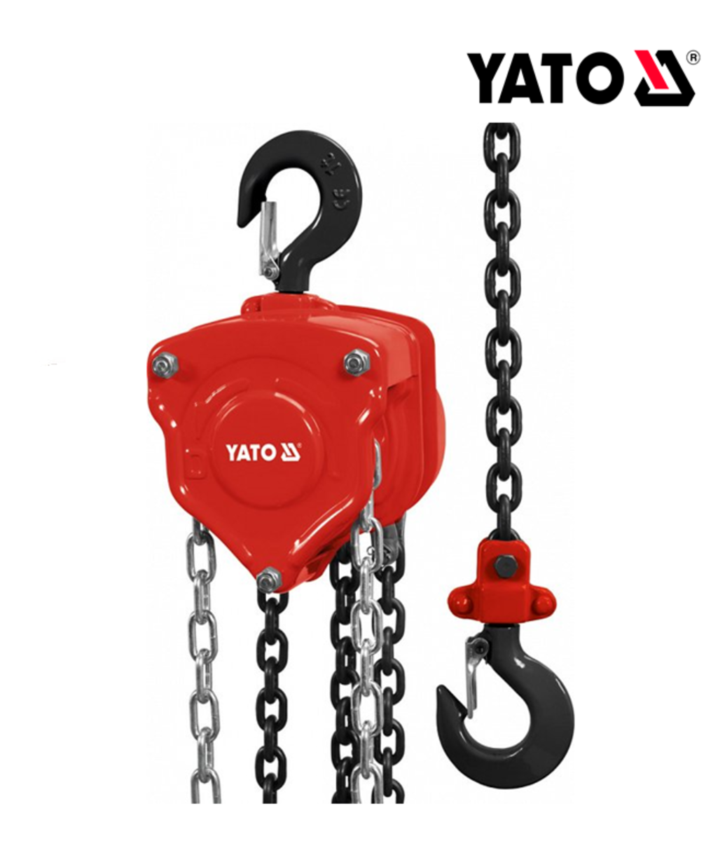 Scripete cu lant profesional 3m 2000kg YATO YT-58953 Scripete cu lant profesional 3m 2000kg YATO YT-58953