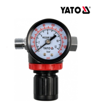 Mini filtru regulator 1/4" de presiune cu manometru 12 Bar YATO YT-2381