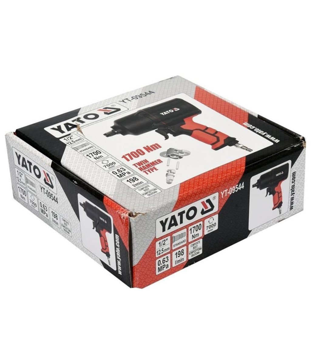 Pistol pneumatic 1/2" - 1700Nm YATO YT-09544  Pistol pneumatic 1/2" - 1700Nm YATO YT-09544