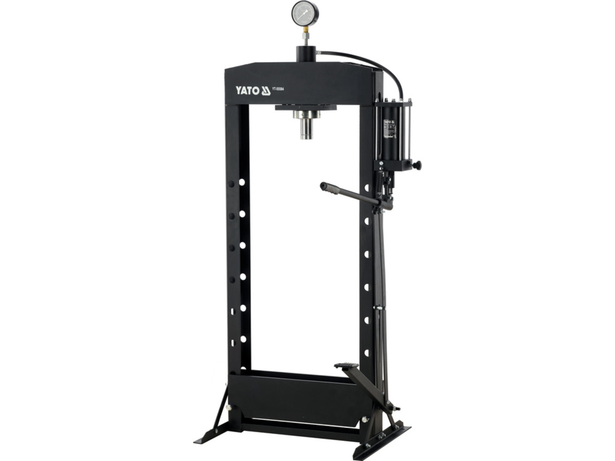 Presa hidraulica cu pompa pentru atelier 20 tone YATO YT-55584 Presa hidraulica cu pompa pentru atelier 20 tone YATO YT-55584