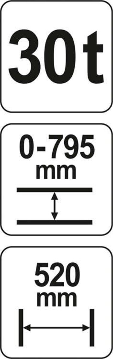 Presa hidraulica pentru atelier 30 tone YATO YT-55582 Presa hidraulica pentru atelier 30 tone YATO YT-55582