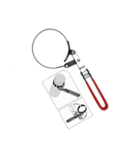 Cheie cu banda tip colier pentru filtru de ulei Ø95 - 111mm YT-0823 YATO Cheie cu banda tip colier pentru filtru de ulei Ø95 - 111mm YT-0823 YATO