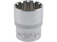 Cheie tubulara Spline 1/2" 24mm YT-1476 Cheie tubulara Spline 1/2" 24mm YT-1476