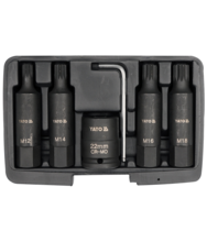 Set chei tubulare de impact spline M12-M18 3/4” - 6buc YATO YT-1157 Set chei tubulare de impact spline M12-M18 3/4” - 6buc YATO YT-1157