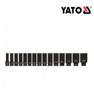 Set chei tubulare adanci de impact 10-32mm - 1/2” - 15buc YATO YT-1055