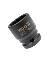 Tubulara de impact scurta 1/2" - 24mm in 12 colturi Yato YT-1027