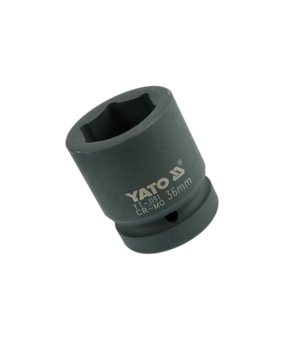 Tubulara de impact scurta 1" - 36mm in 6 colturi Yato YT-1191 Tubulara de impact scurta 1" - 36mm in 6 colturi Yato YT-1191