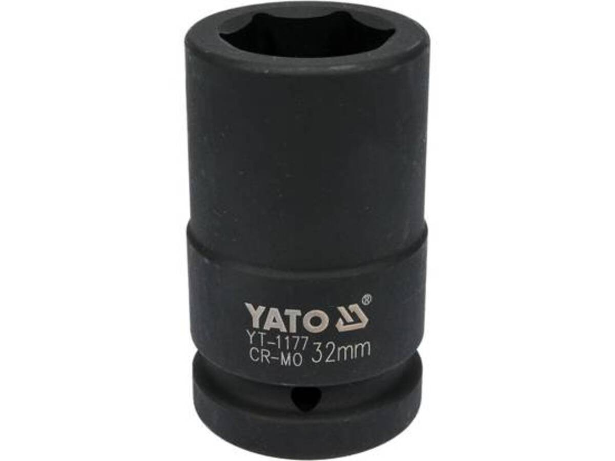 Cheie tubulara adanca de impact HEX 1" -  32mm YATO YT-1177 Cheie tubulara adanca de impact HEX 1" -  32mm YATO YT-1177