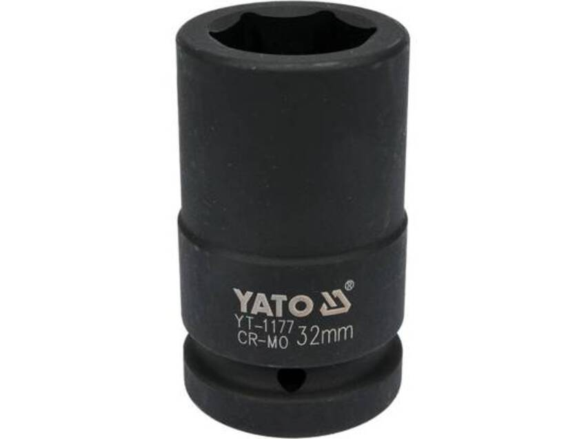 Cheie tubulara adanca de impact HEX 1" -  32mm YATO YT-1177