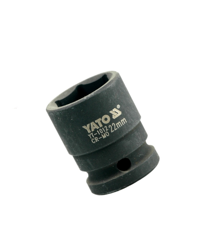 Tubulara de impact scurta 1/2" - 22mm in 6 colturi Yato YT-1012